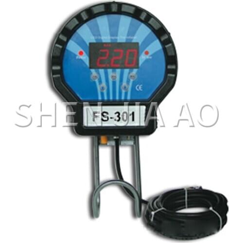 FS-301 Wall-mounted Car Tire Automatic Inflator Digital Display Air Pump 110/220V Air Meter Electric Car Tire Inflation Tool