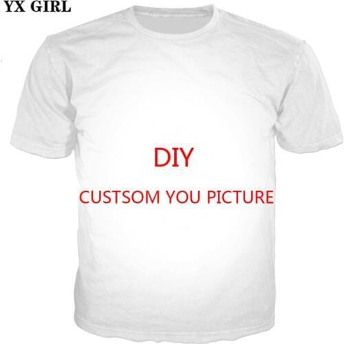 YX GIRL Custom 3D All Over Printed T Shirts Summer Street Style Hip Hop Short Sleeve Clothing Tops Tee Women Men Dropshiping