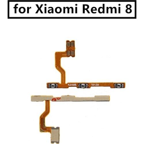 For Xiaomi Redmi 8 Power Volume Side Key Button Flex Cable ON OFF Switch Flex Cable Replacement Repair Parts
