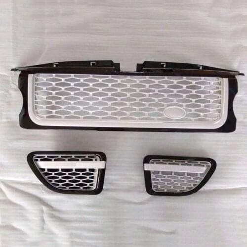 For Range Rover Sport 2006 07 08 09 10 11 12 2013 Chrome ABS Front Upper Bumper Mesh Grill Grille