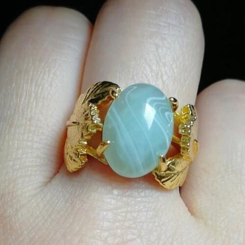 Fine Fashion Women Rings Leaf Crystal Rings Vintage Jewelry Bridal Wedding Engagement Bands Girl Birthday Gift Accessories