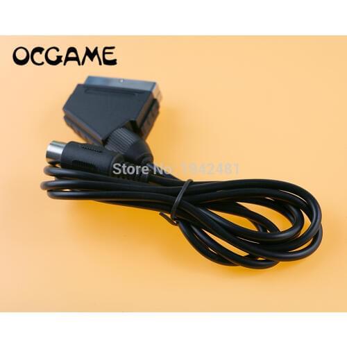 OCGAME Good quality 1.8m RGB Scart Cable for Sega Genesis 1 Mega Drive V Plug PAL console