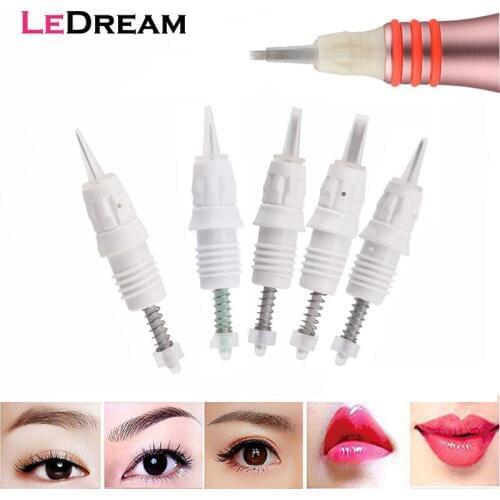 100pcs/lot 1RL 3RL 5RL 5F 7RL Disposable 9mm Screw Tattoo Needle Cartridge For New Charmant 3/4 Artmex Permanent Tattoo Machine