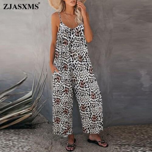 Summer Floral Print Wide Leg Pants Jumpsuit Women Sexy Double V Neck Strappy Bodysuit Spring Elegant Office Lady Romper Overalls