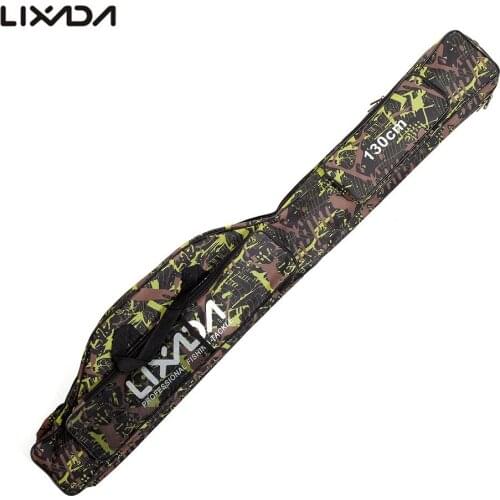 Lixada 130/150cm Fishing Rod Bags Oxford Storage Carrier Case Foldable Carp Fishing Gear Tool for Pesca