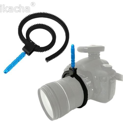 For DSLR Camera Metal Grip Follow Focus Gear Ring Focusing Belt Holder For Canon For Nikon Camera Camcorder Lens Accessories