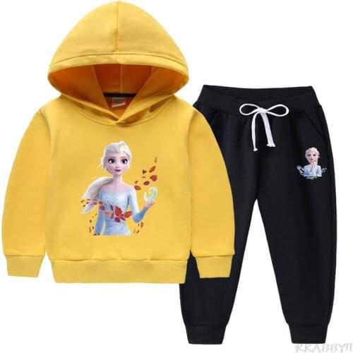 Disney Fashion clothes kids hoodie + pants sets girls Hoodies boys jogger set new years outfit