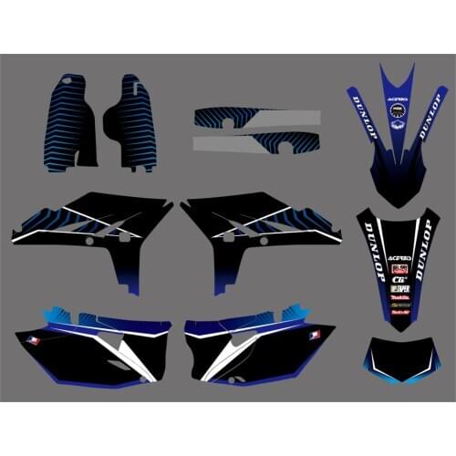 0507 NICECNC Motorcycle Background Graphic Sticker Kit For Yamaha WR450F WR 450F WRF450 WRF 450 2012 2013 2014 Decal Gift