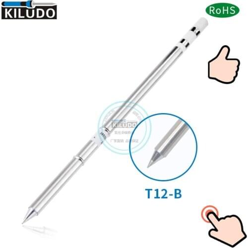KILUDO 3PCS Long Working Life T12-B Iron Tips for Hakko Soldering Rework Station FX-951 FX-950 Control Temperature