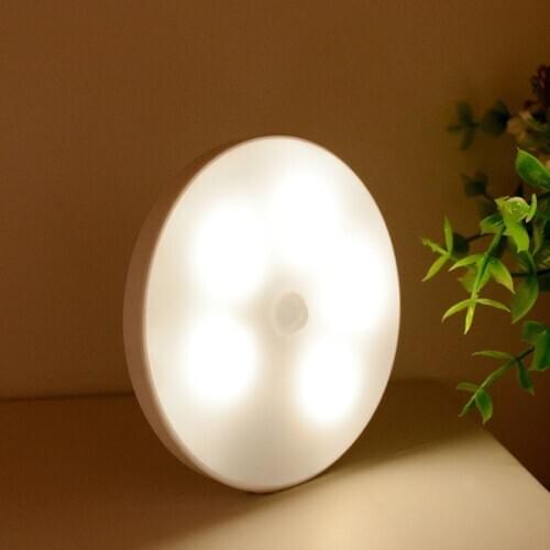 New Smart PIR Motion Sensor Night Light Backlight For Bowl LED Luminaria Lamp For Children Kids Living Room Bedroom Lighting