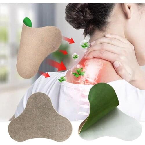 12pcs/box Wormwood Medical Neck Plaster Joint Ache Cervical Spondylosis Pain Relieving Sticker Rheumatoid Arthritis Patch