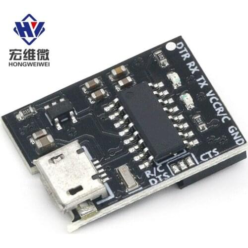 Fr WeMos CH340G CH340 Breakout 5V/3.3V Micro USB To Serial Port Module Board R/C Port for Arduino Downloader Pro Mini Components