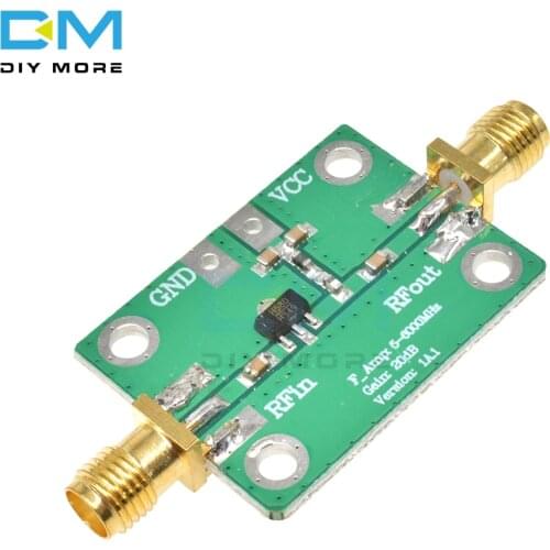 HMC580 Vpp=5V RF Low Noise Power Amplifier Board Module 22dB Gain 1-1000MHz High Gain DC 3.3-5.5V 88mA for Short wave FM radio
