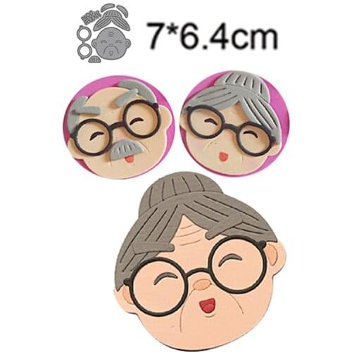 Grandma Cutting Dies for card Stencils for DIY Scrapbooking-photo album Decorative Paper card