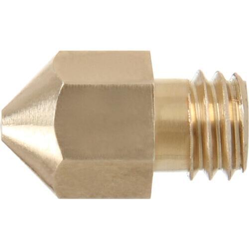 With Real Tracking Number 5pcs/lot 3D Printer Nozzle 0.3mm/0.35mm/0.4mm/0.5mm Brass M6 nozzle For 1.75mm/3mm MK8 Makerbot