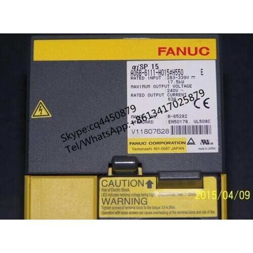 USED 100% TESTED A06B-6111-H015 A06B-6111-H015 SERVO AMPLIFIER A06B-6111-H015 A06B-6111-H015#550