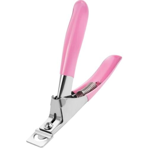 UV Gel False Nail Tip Cut U-Shaped Fingernail Scissors Professional Nails Manicure Tool