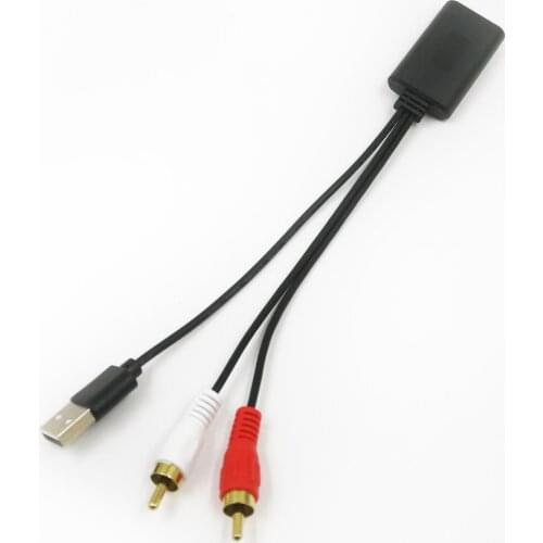 Biurlink Universal DIY Car DVD Stereo Aux-in USB Switch Audio Cable DIY AUX USB Adapter for Alpine for Pioneer