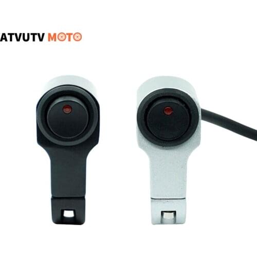 22mm 12V 10A Motorcycle Handlebar Headlight Fog Spot Light Waterproof On Off Switch For HONDA YAMAHA SUZUKI Universal