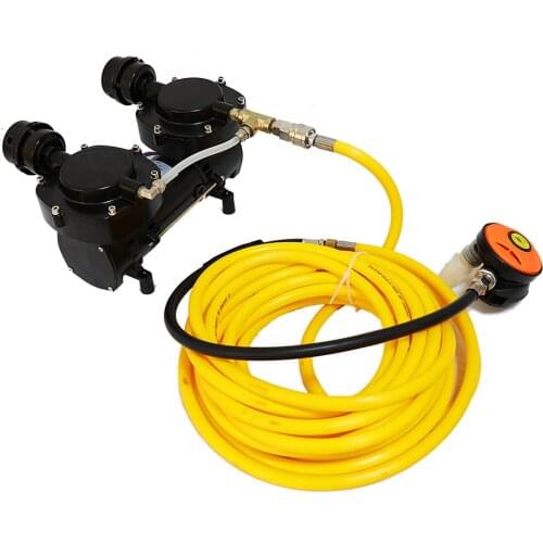 2021 Diving Air Supply Breathing Air compressor Long Tube Portable Oil-Free Silent Compressor Mini Head Scuba Diving Pump SCu70