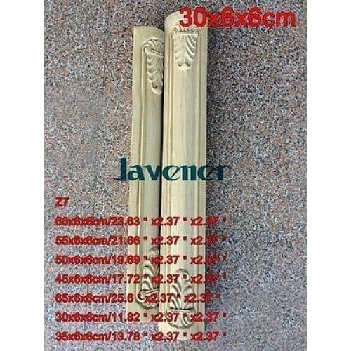 Z7 -30x6x6cm Wood Carved Onlay Applique Carpenter Decal Wood Working Carpenter Leg Fitment
