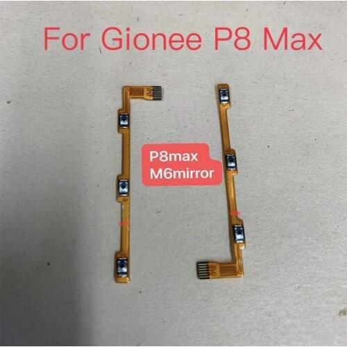 1pcs NEW For Gionee P8 Max P8max M6 Mirror Power On Off Volume Up Down Switch Side Button Key Flex Cable Replacement Parts