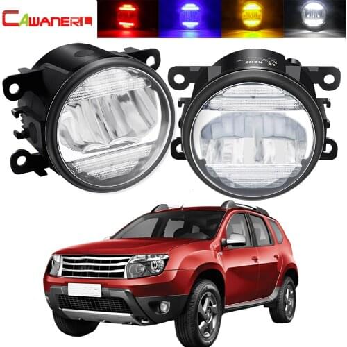 2in1 Fog Light Assembly DRL For Renault Duster 2012 2013 2014 2015 Car Front Bumper Fog Light Daytime Running Lamp H11 12V