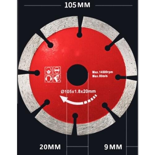 69HF Metal Alloy Cutting Blades for Cutting Marble Granite Compatible with Handheld Electric Drill Angle Grinder