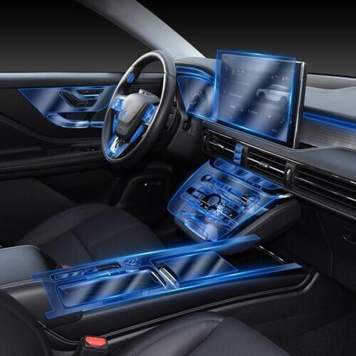For Lincoln CORSAIR 2020 Accessories TPU Transparent Film Car Dashboard Film Screen Armrest Protection Sticker Anti-scratch