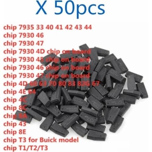 Xhorse 50/100pcs VVDI Super Chip XT27 Chip for ID46/40/43/4D/8C/8A/T3/47/41/42/45 for VVDI2 VVDI Key Tool /Mini Key Tool