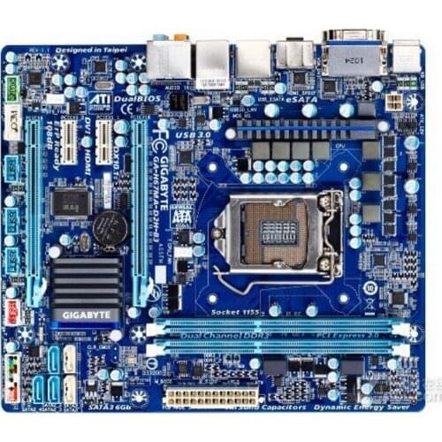 For Gigabyte GA-H67MA-D2H-B3 Original Used Desktop Motherboard H67MA-D2H-B3 H67 Socket LGA 1155 DDR3 On Sale