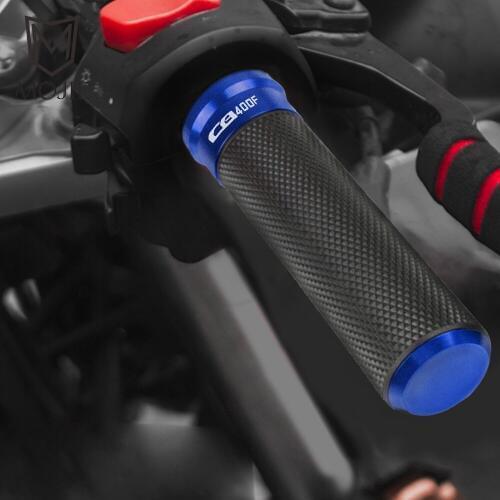 For HONDA CB-1(CB400F) CB 400F 400 F CB400 F 1989-2016 7/8" 22MM Motorcycle Handle Bar CB400F Handlebar Grips Scooter Cover End