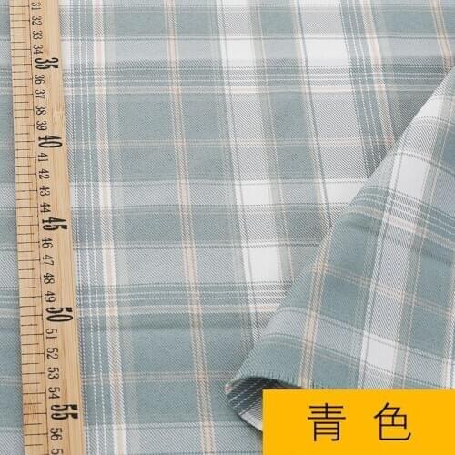 50x145cm British Style Classic Plaid Fabric Spring Autumn Thin DIY Sewing Work Clothes Vest Suit Dress Fabric