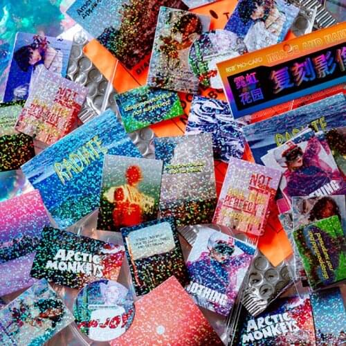 45pcs Girly laser Stickers aesthetic Cool Decoration Labels Scrapbooking Sticker Diary Album collage material korean stationery