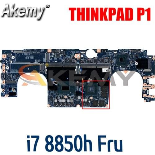 For Lenovo ThinkPad P1 laptop motherboard 17870-1 448.0DY04.0011 W/ i7 8850h Fru 01YU940 01YU684 01YU939 01YU683 01YU929