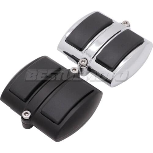 Motorcycle Chrome Black Brake Pedal Cover For Yamaha V-Star 650 1100 Classic/Custom 950 1300 V-Max Roadliner & Stratoliner
