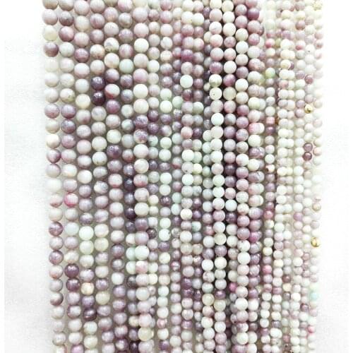 Natural lilac loose beads semi-finished lilac beads 6-10MM fashion jewelry necklac DIY Bracelet accessories 39cm