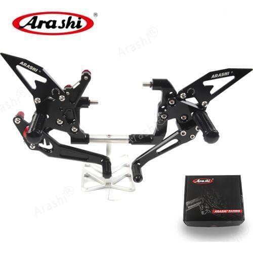 Arashi For DUCATI 1299 Panigale / S 2015-2018 CNC Rider Rearset Adjustable Footrest Foot Pegs 2015 2016 2017 2018