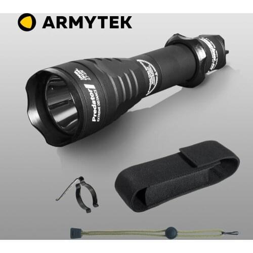 Tactical Flashlight Armytek Predator XP-L HI LED Self Defence Torch Super Bright