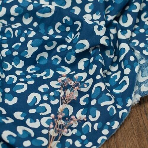 High quality cotton material Beautiful flowers patchwork High grade robe dress cheongsam fabric