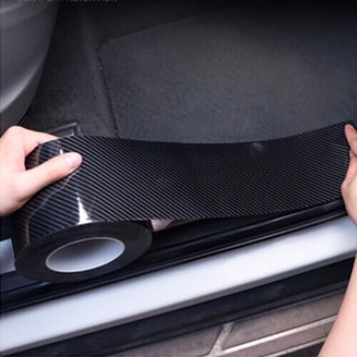 Car Door Guard Bumper Door Sill Scuff Plate Guard Pedal Protector Strips rubber For Volvo V60 XC90 XC60 S90 S90L V40 S60 XC40