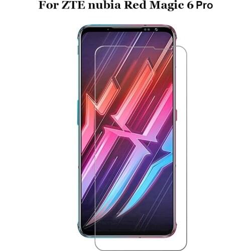 Protective Glass For ZTE Nubia Red Magic 6 Pro Tempered Glass Anti-Explosion Screen Protector For ZTE Nubia Red Magic 6 Pelicula