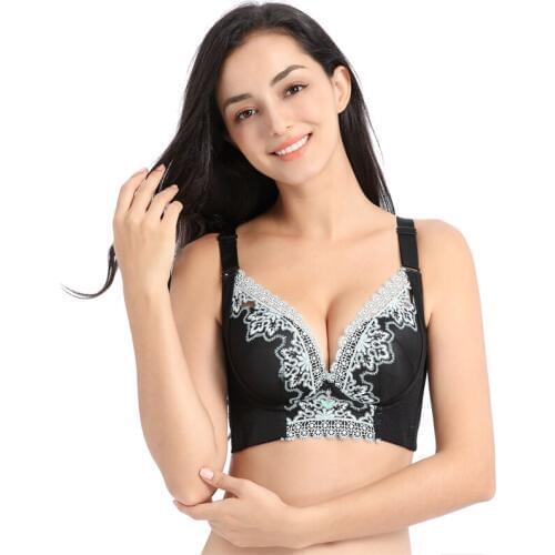 Sexy And Elegant Lace Trimmed Bra Women Lingerie Plus Size Bra