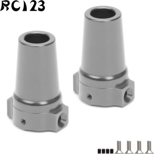 1:10 AX80071 Metal 2Pcs Aluminum AR60 OCP Straight Axle Adapter RC CAR Part RC For AXIAL 1/10 YETI RR10 Bomber NEW ENRON