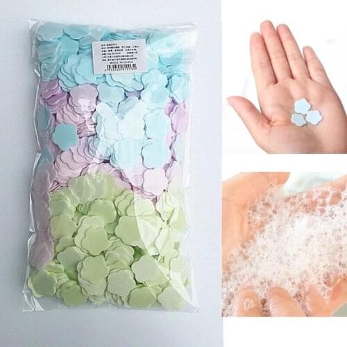 Paper Cleaning Soaps Portable Hand Wash Soap Papers Scented Slice Washing Hand Bath Travel Scented Foaming Small Soap 1000pcs