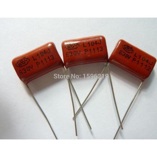50pcs CBB 104 630V 104J CBB21 0.1UF 100nF P15 Metallized Polypropylene Film Capacitor