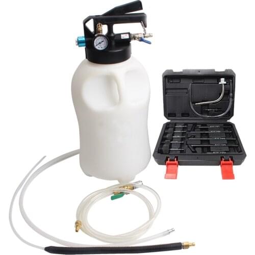 13pcs ATF Adaptor Pneumatic Transmission Oil Filling Tool Fluid Extractor Dispenser Refill Pump Tool Kit With 10L