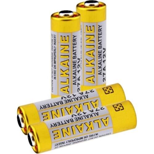 AJQQ 70PCS 27A 12V Alkaline Battery V12 A27 Small Electronic Battery For Rolling Door Remote Control