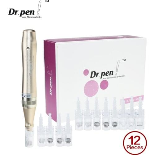 Authentic Dr pen Ultima M5 With 12 pcs Needles Professional Micro Needles Derma Tattoo Pen Micro Needling Tool