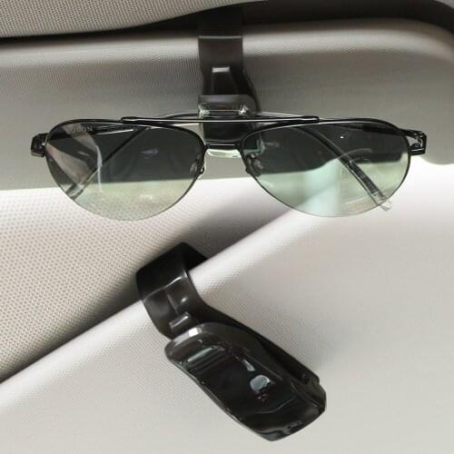 Auto Glasses Sunglasses Clip Car Accessories Car Vehicle Reading Glasses Sunglasses Eyeglasses Sun Visor Clip Holder Portable